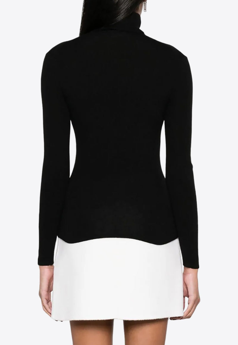 Leila Turtleneck Wool Sweater