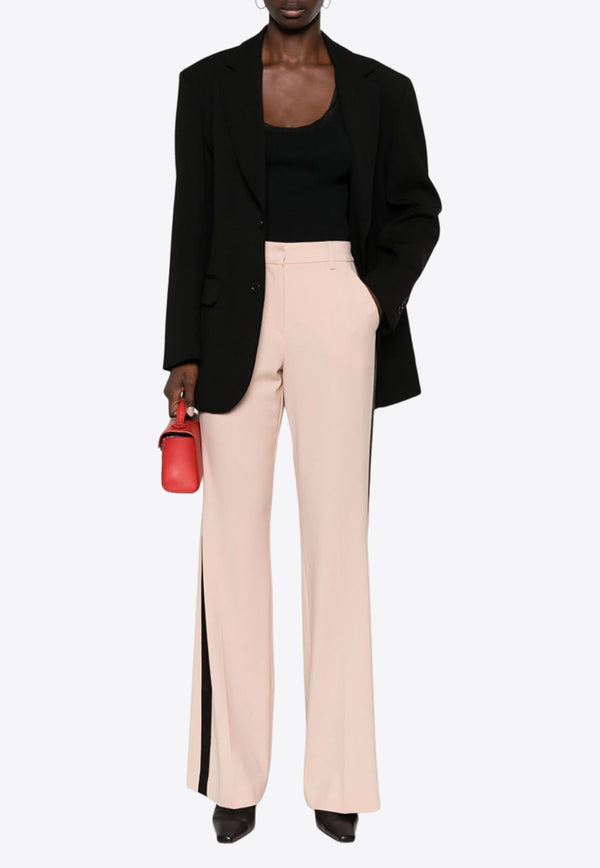 Liliuxy Side-Stripe Flared Tailored Pants