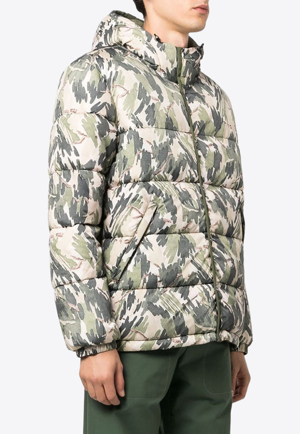 Camouflage Print Padded Jacket