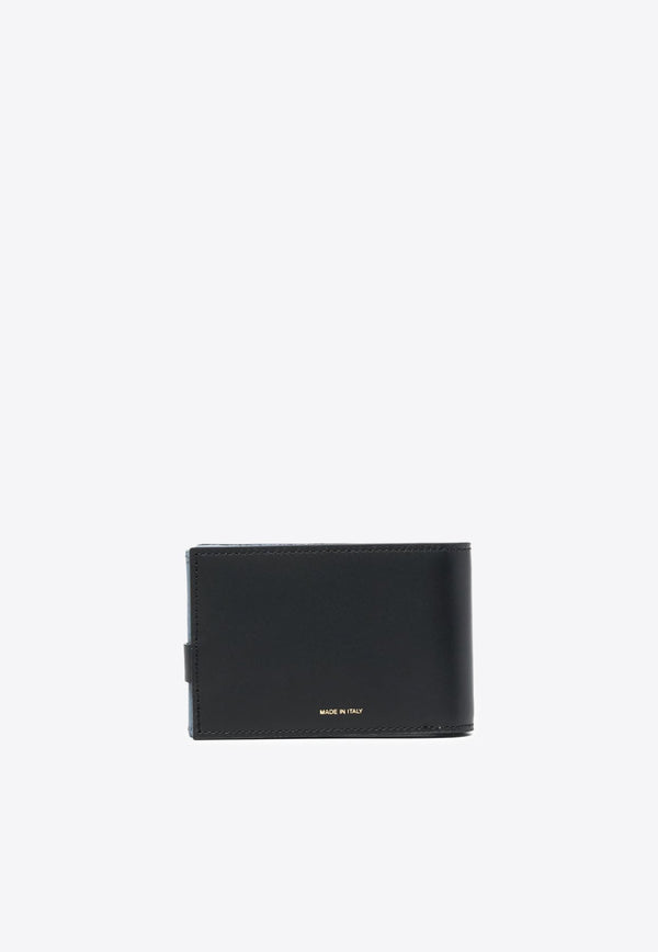 Logo Embossed Leather Wallet