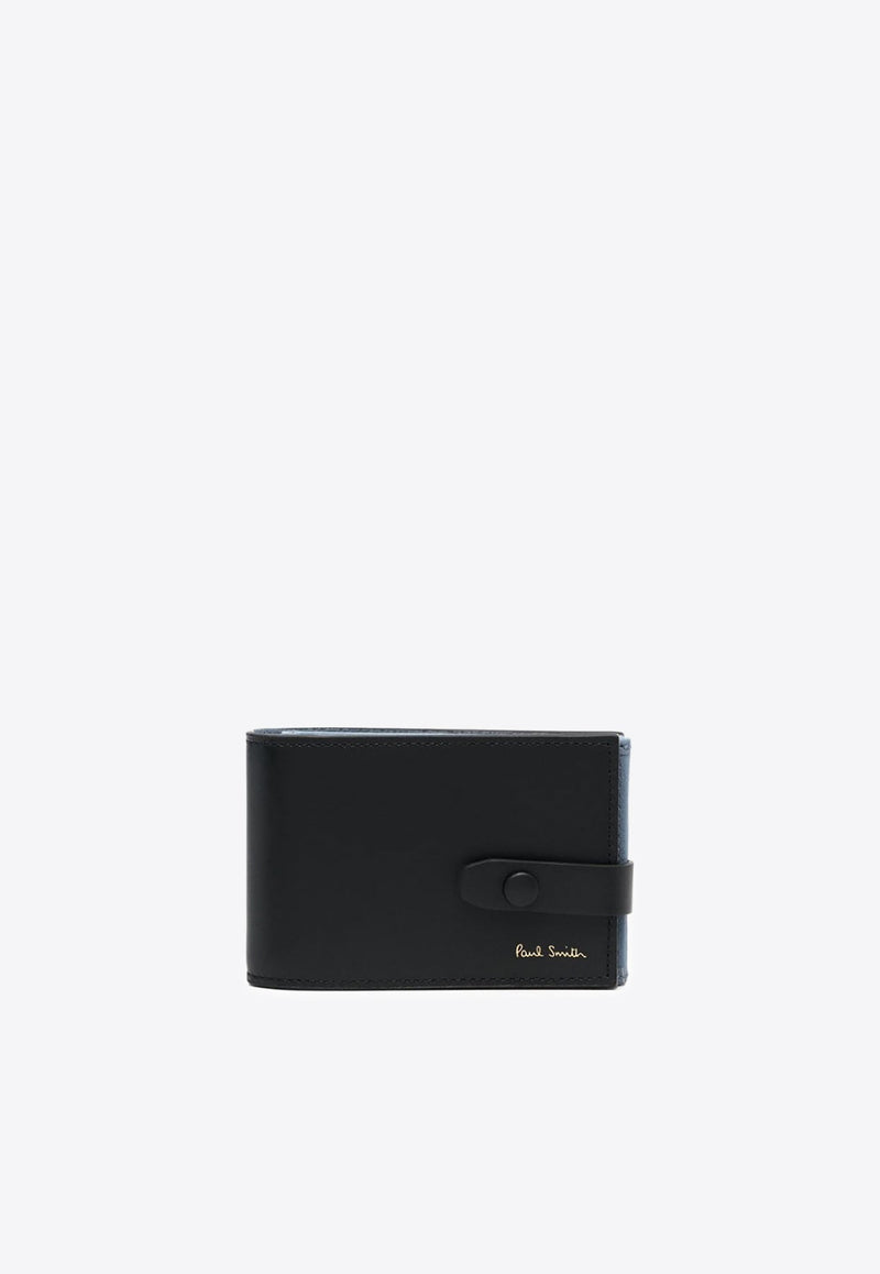 Logo Embossed Leather Wallet