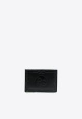 Debossed Logo Leather Cardholder