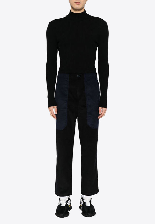 Straight-Leg Corduroy Pants