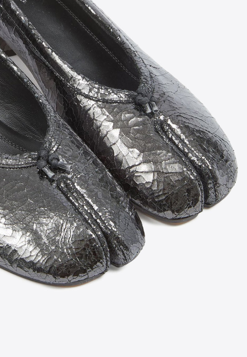 Tabi 30 Metallic Leather Ballet Flats