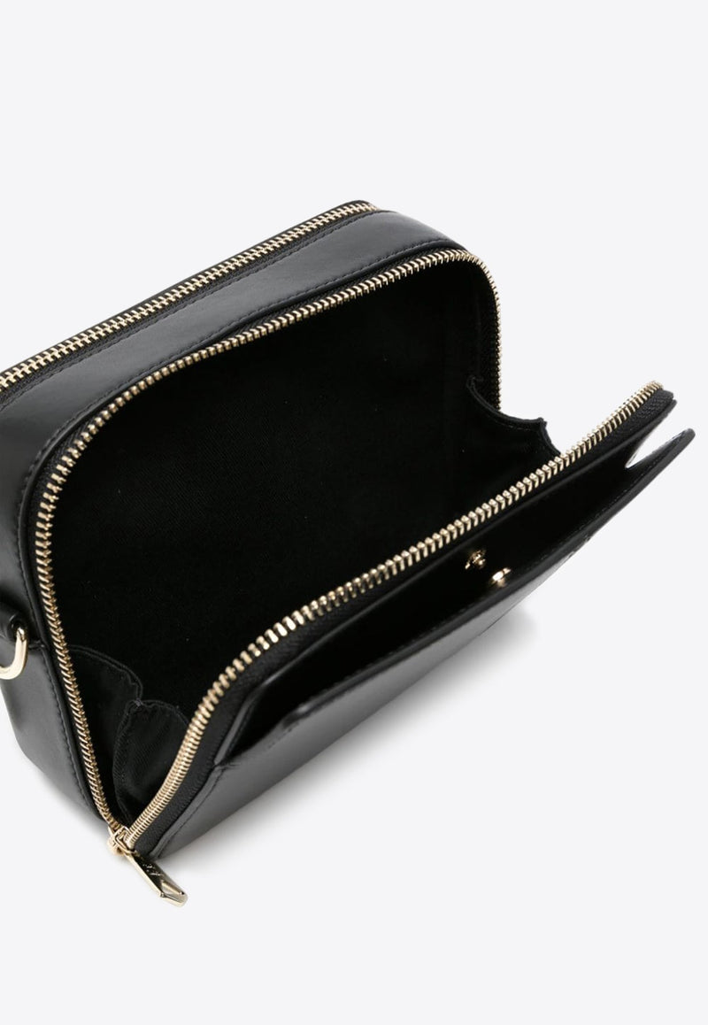 Signature Stripe Leather Crossbody Bag