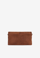 Viv' Choc Suede Shoulder Bag