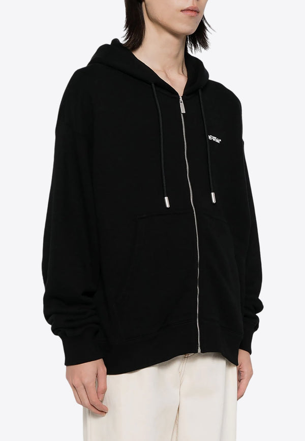 Windy Arrow Zip-Up Hooded Sweatshirt