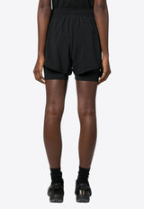 TruePurpose Layered Track Shorts