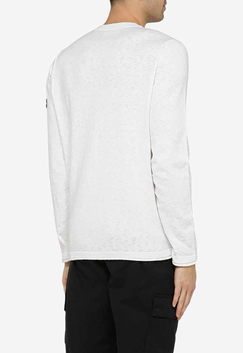 Logo-Patch Pullover Sweatshirt