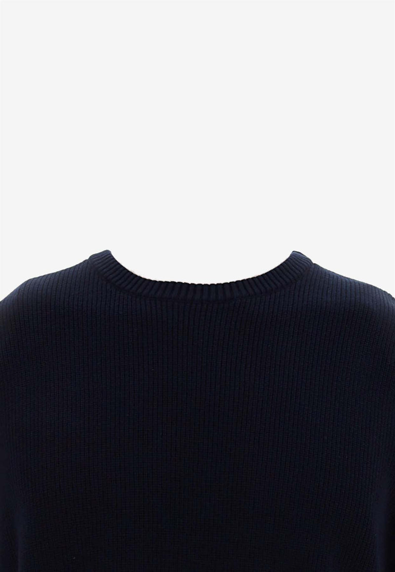 Logo Patch Knitted Sweater