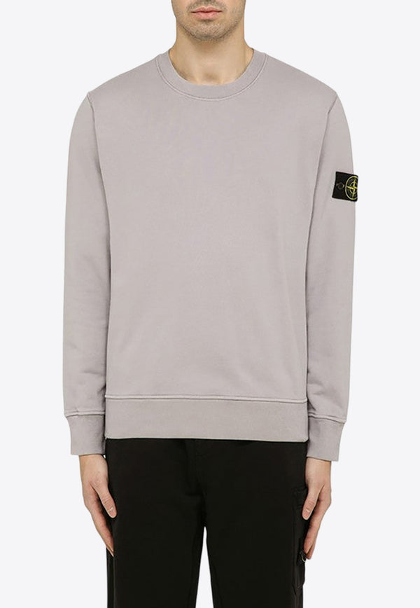 Logo-Patch Pullover Sweatshirt