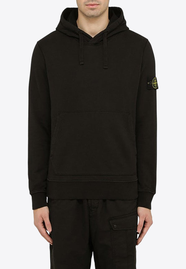 Logo-Patched Hooded Sweatshirt