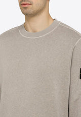 Logo-Patch Pullover Sweatshirt