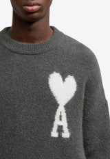 Intarsia Knit Ami De Coeur Sweater