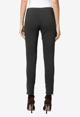 Monet Slim-Fit Suede Pants