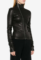 Fees Slim Leather Jacket