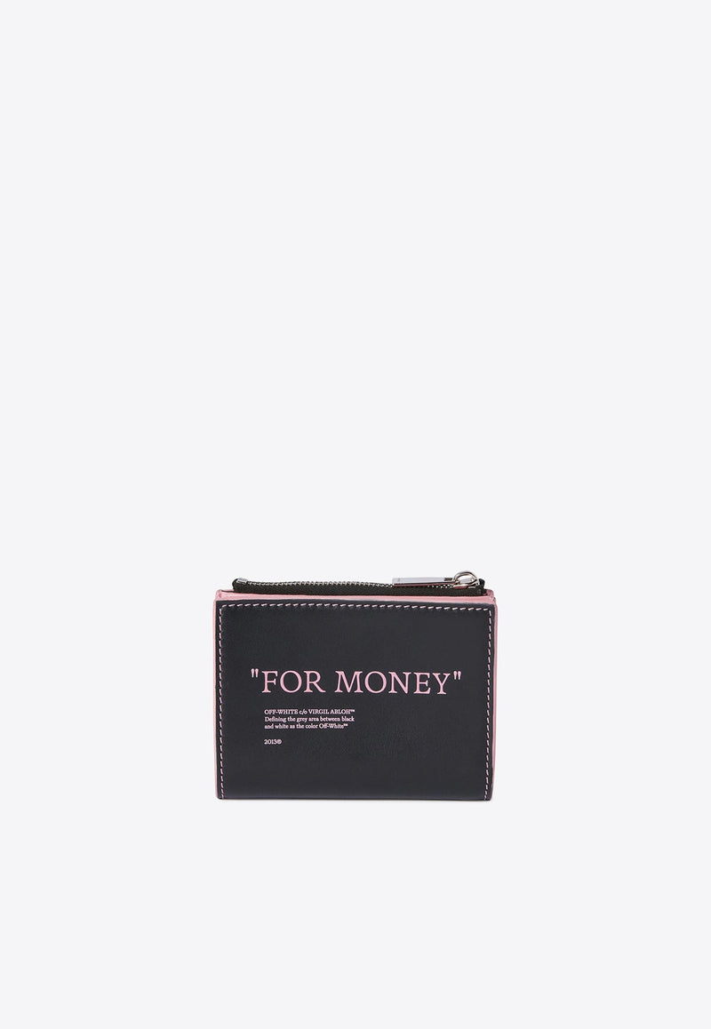 Quote Bookish Bi-Fold Zipped Wallet