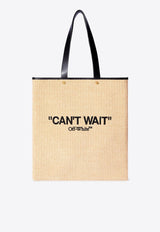 Day Off Raffia Tote Bag