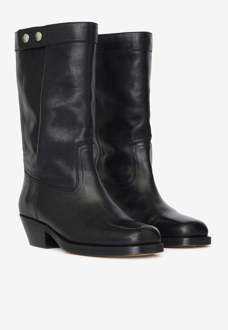 Ademe Calf Leather Ankle Boots