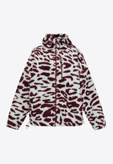 TrueCasuals Jacquard Fleece Zip-Up Jacket