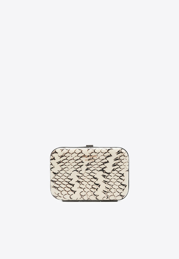 Snakeskin Rigid Cardholder