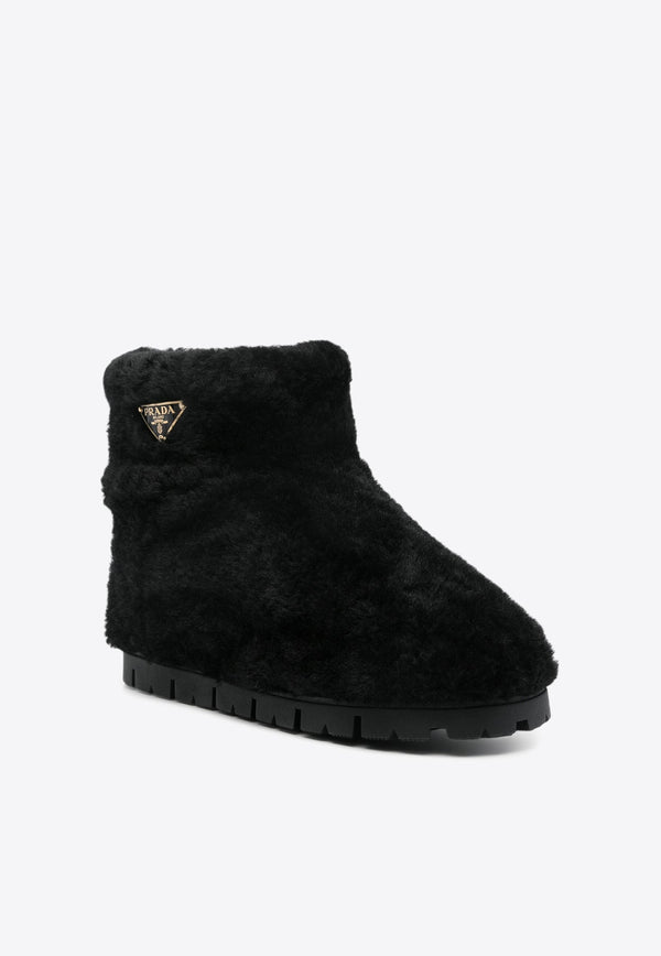 Faux-Shearling Snow Boots