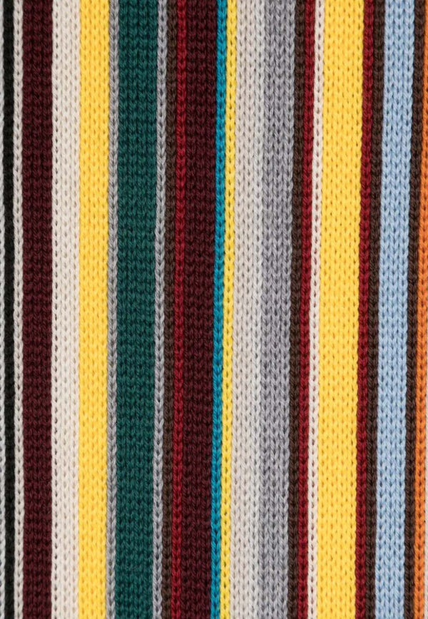 Signature Striped Scarf