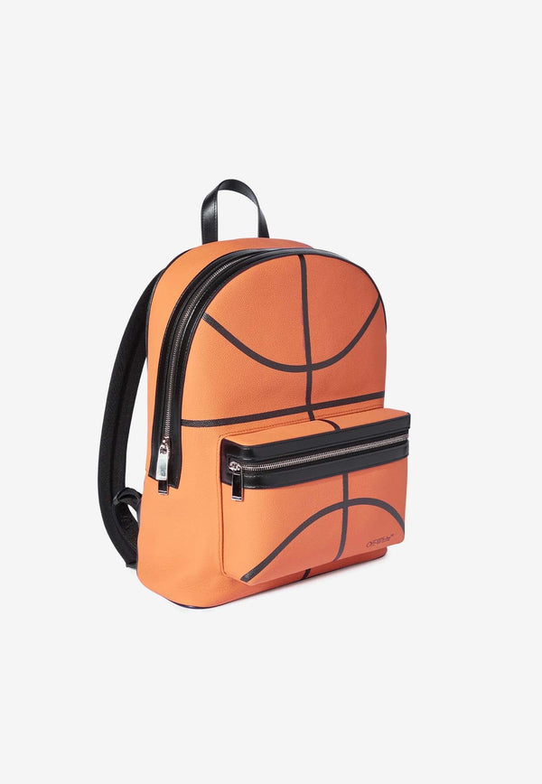 Basketball Calf Leather Backpack