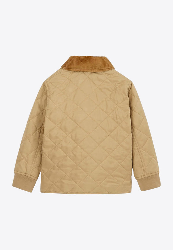 Girls Diamond Quilted Jacket