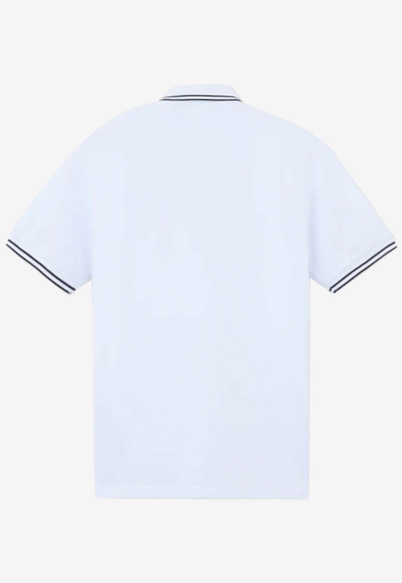 Boys Logo Patch Polo T-shirt