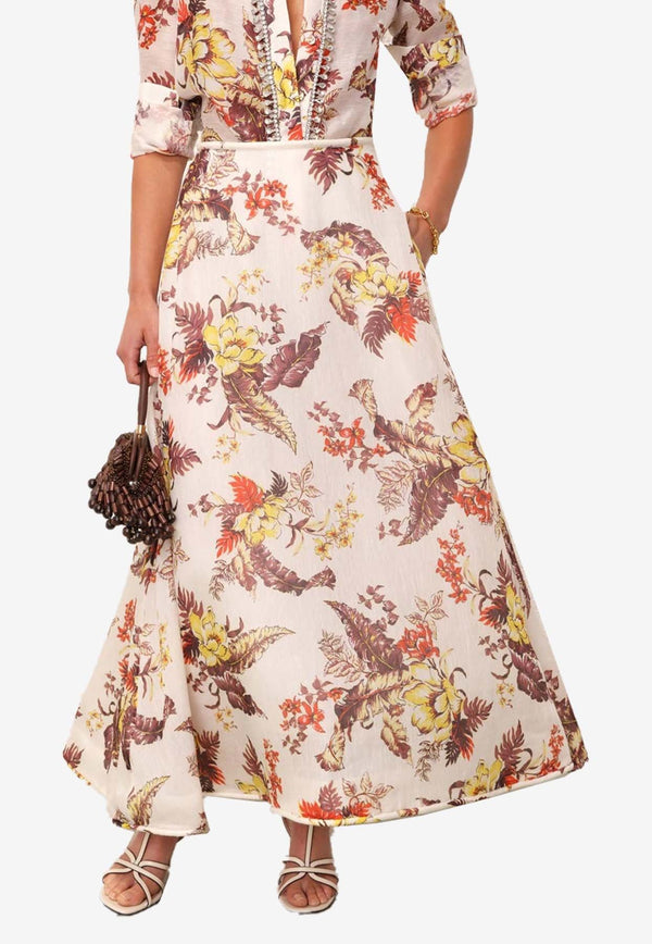 Matchmaker Floral Maxi Skirt