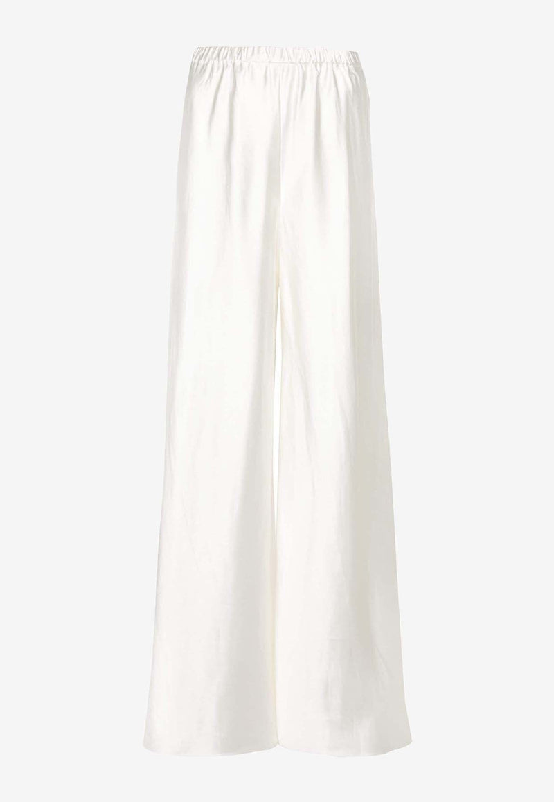 Harmony Wide-Leg Satin Pants