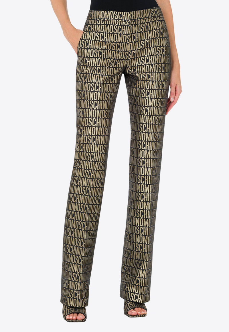 All-Over Logo Tailored Pants