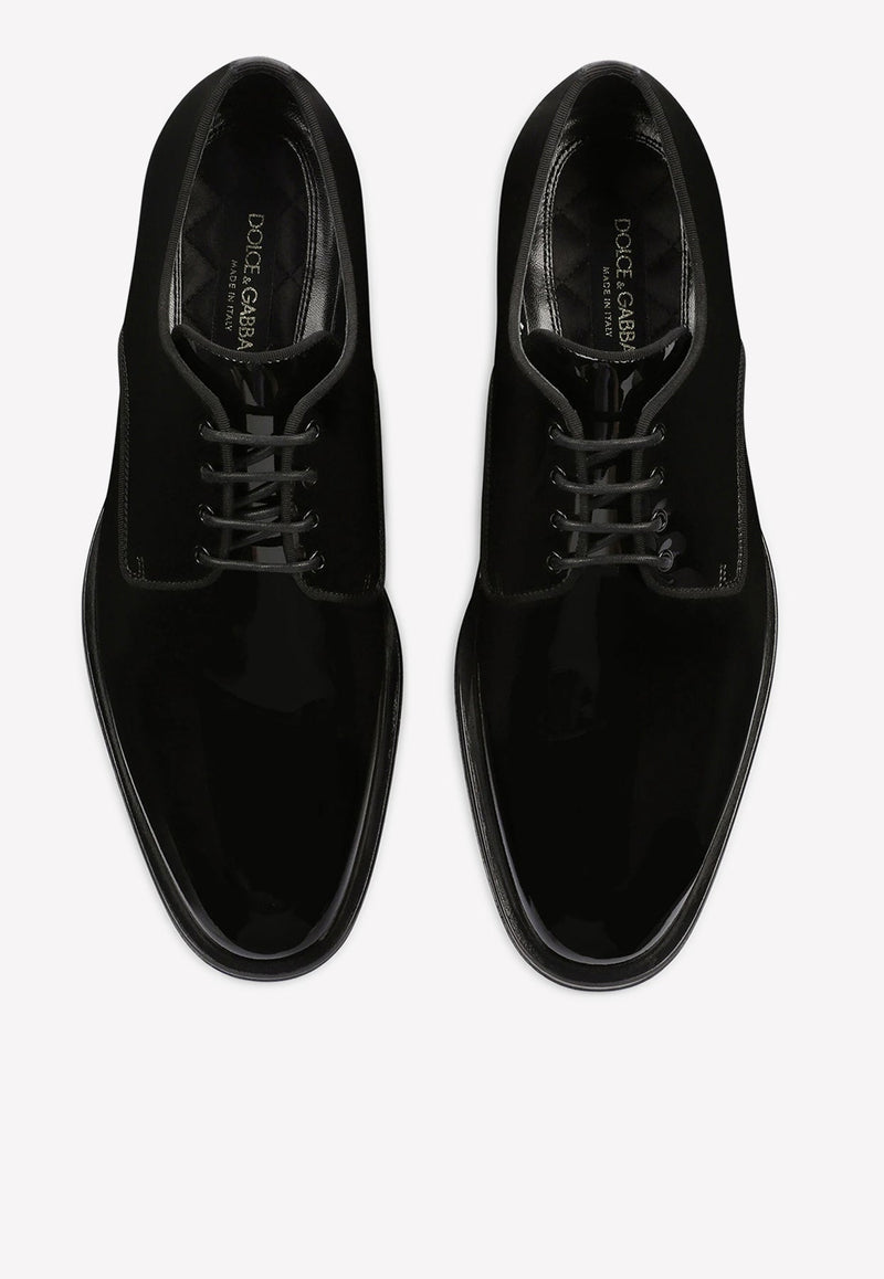 Patent Leather Derby Shoes