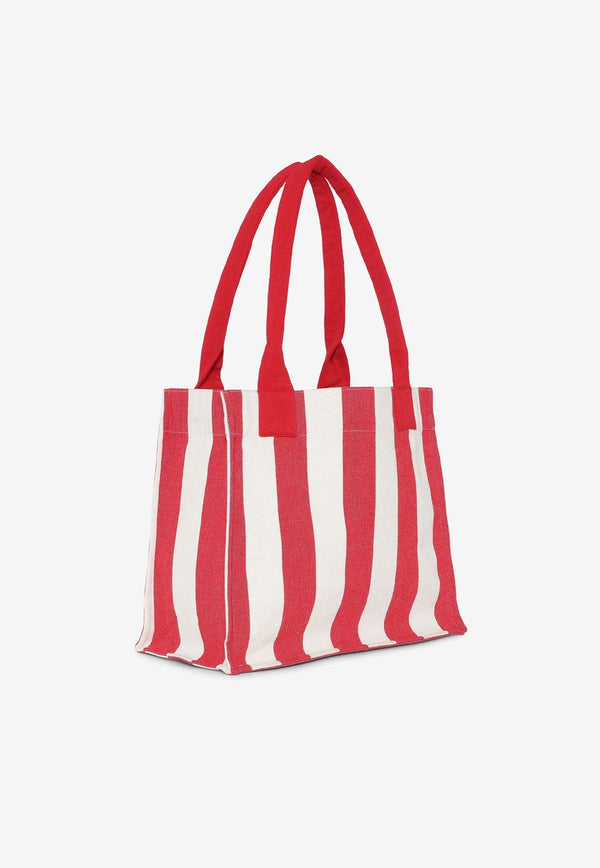 Large Easy Striped Tote Bag