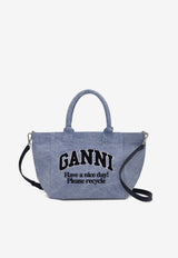 Small Washed Logo Tote Bag