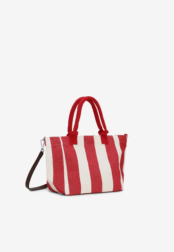 Small Washed Stripe Tote Bag