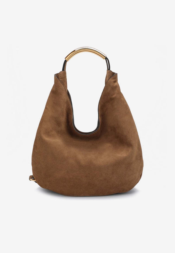 Medium Slouchy Suede Shoulder Bag