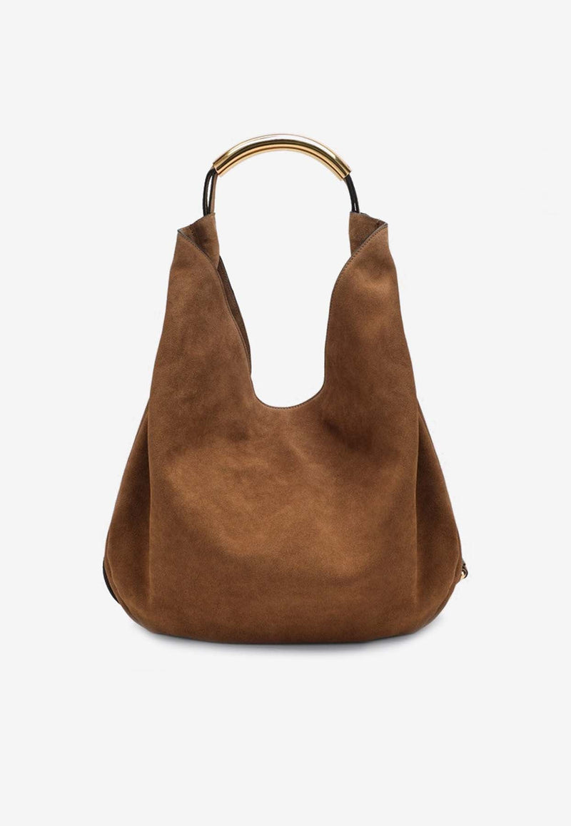 Medium Slouchy Suede Shoulder Bag