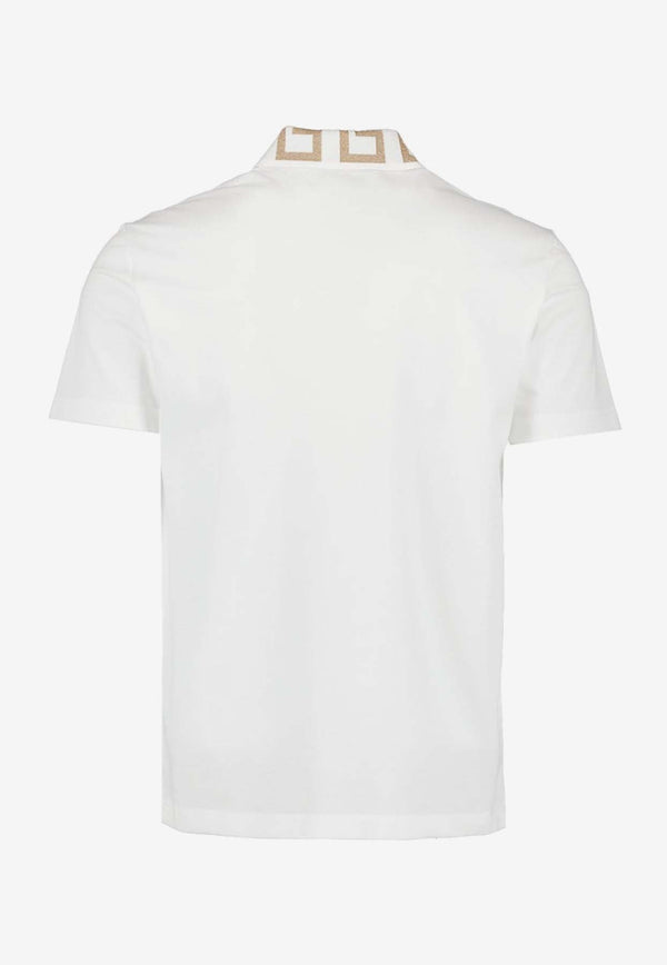 Greca Collar Polo T-shirt