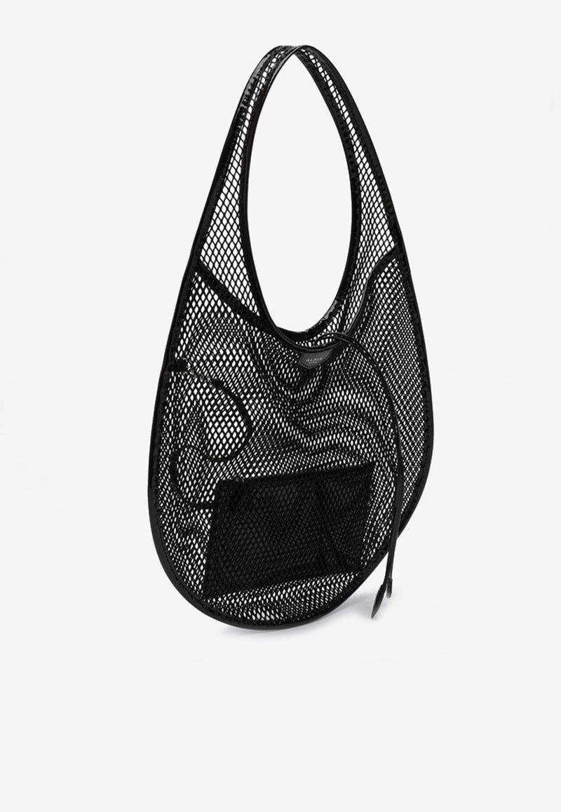 Medium One Piece Mesh Hobo Bag