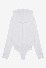 Hooded Bodysuit Top