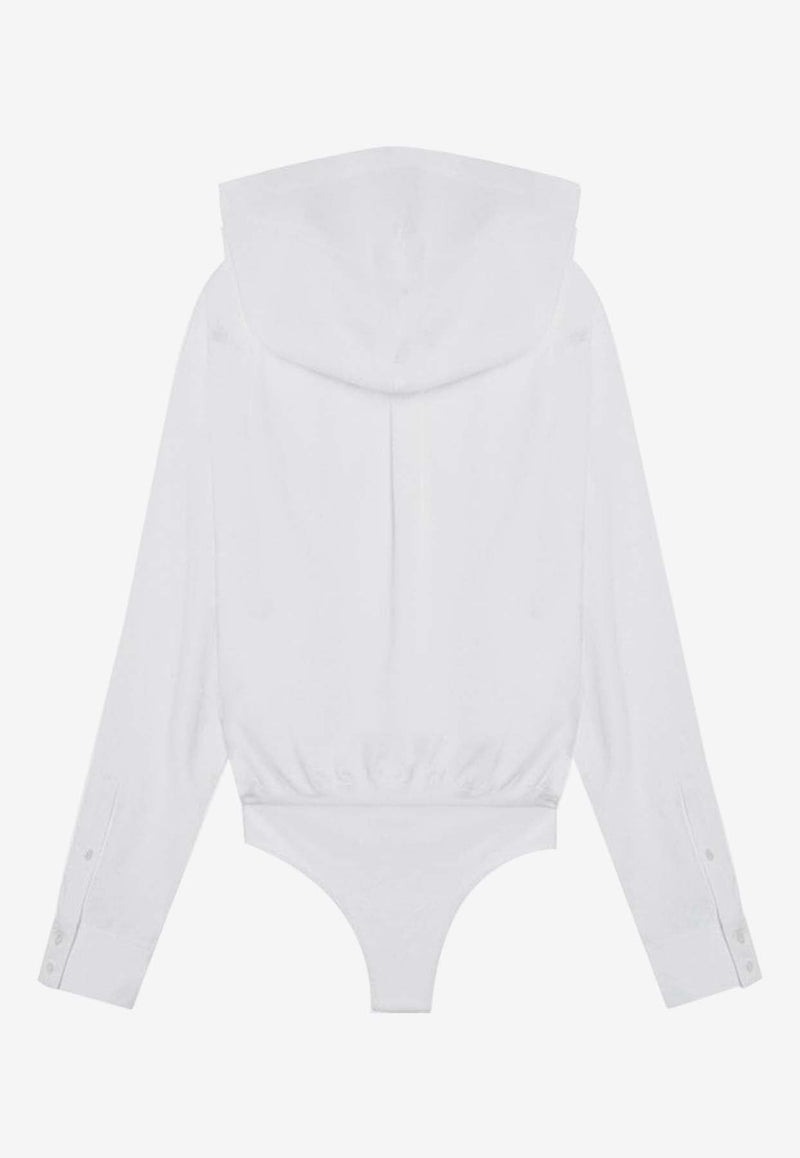 Hooded Bodysuit Top