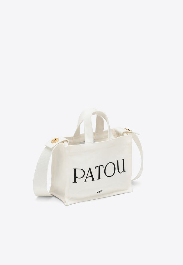 Logo Embroidered Shoulder Bag