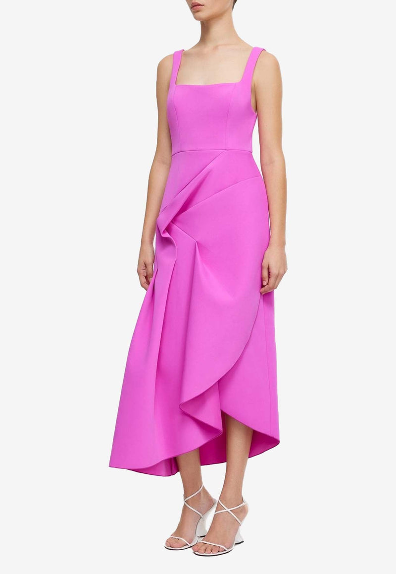 Hewton Draped Midi Dress