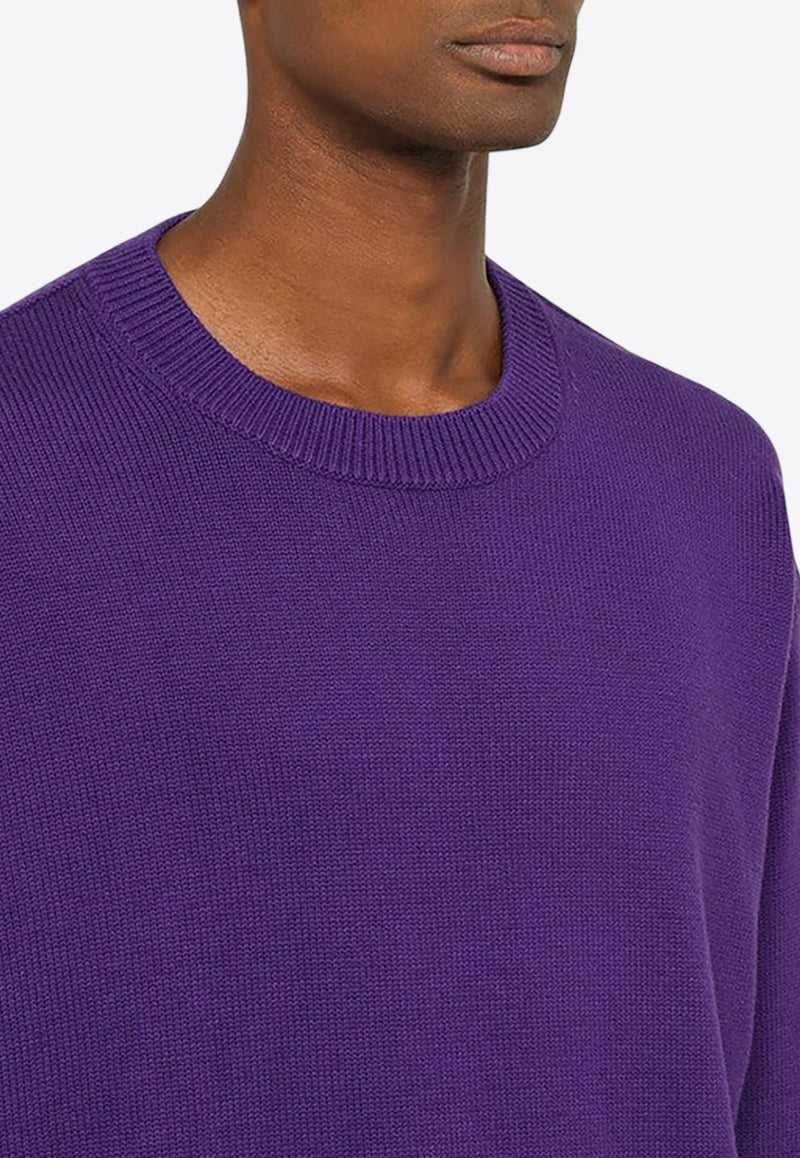Crewneck Wool-Blend Sweater