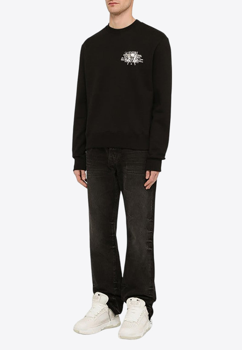 Logo-Printed Pullover Sweatshirt