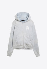 Logo Print Zip-Up Sweatshirt