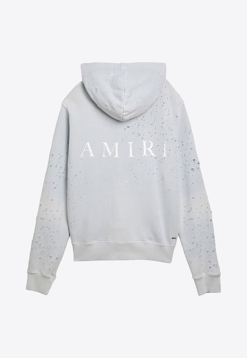 Logo Print Zip-Up Sweatshirt