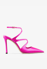 Azia 95 Pointed Pumps in Satin